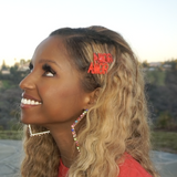 AMOR Sparkly Hair Pin Set, 2 Pieces - LUNA MAGIC BEAUTY