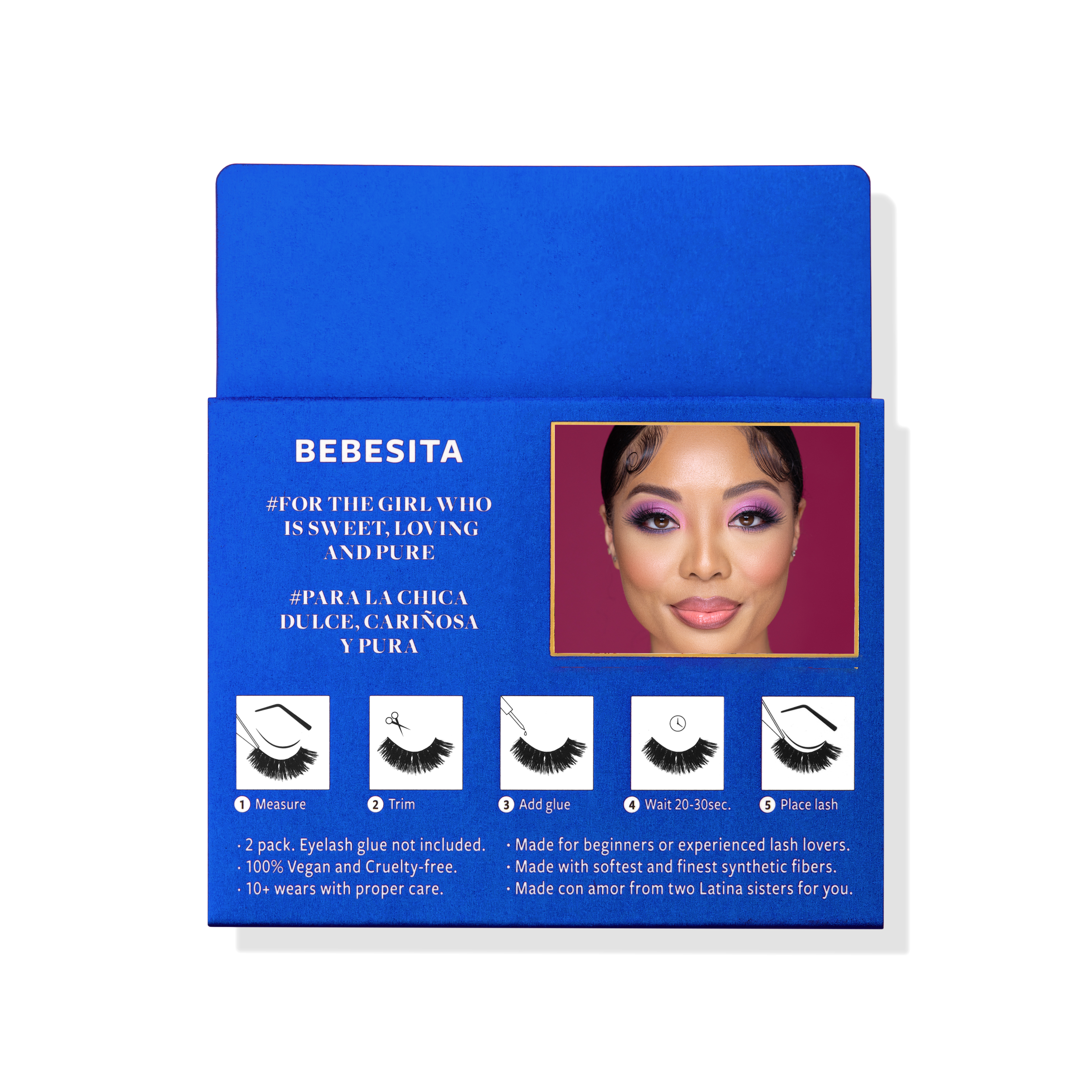 Bebesita, 100% Faux Mink Lashes, 2 Pairs