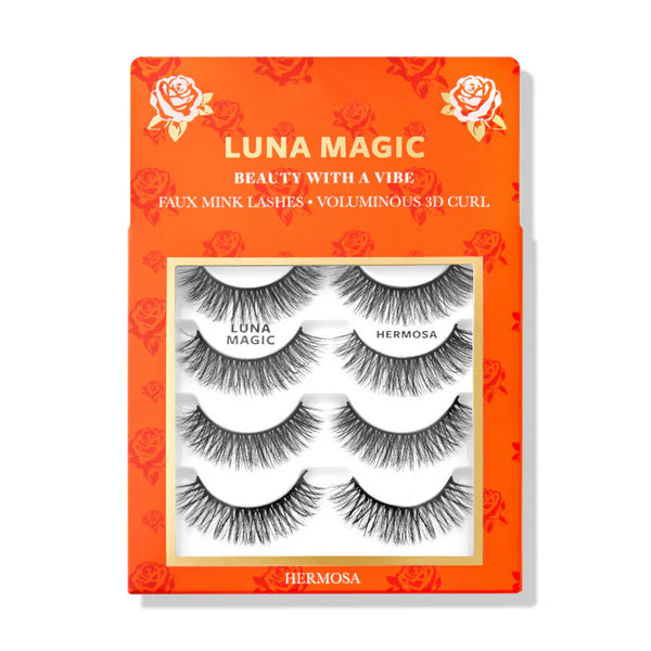 Hermosa Faux Mink Lashes, 4 Pack