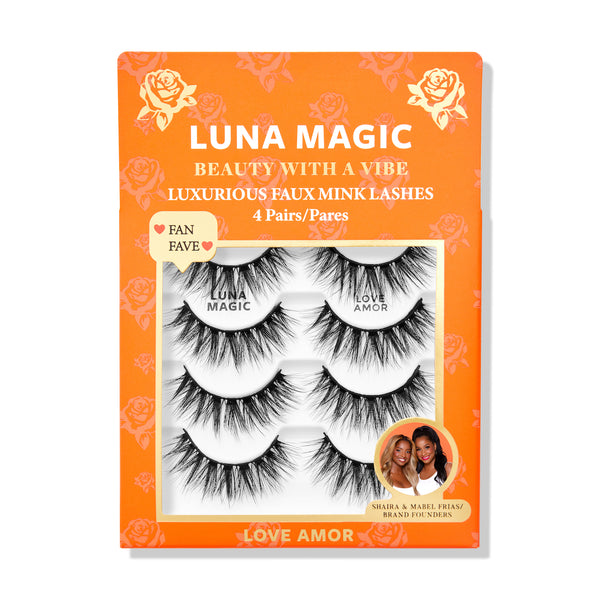 Love Amor Faux Mink Lashes, 4 Pack