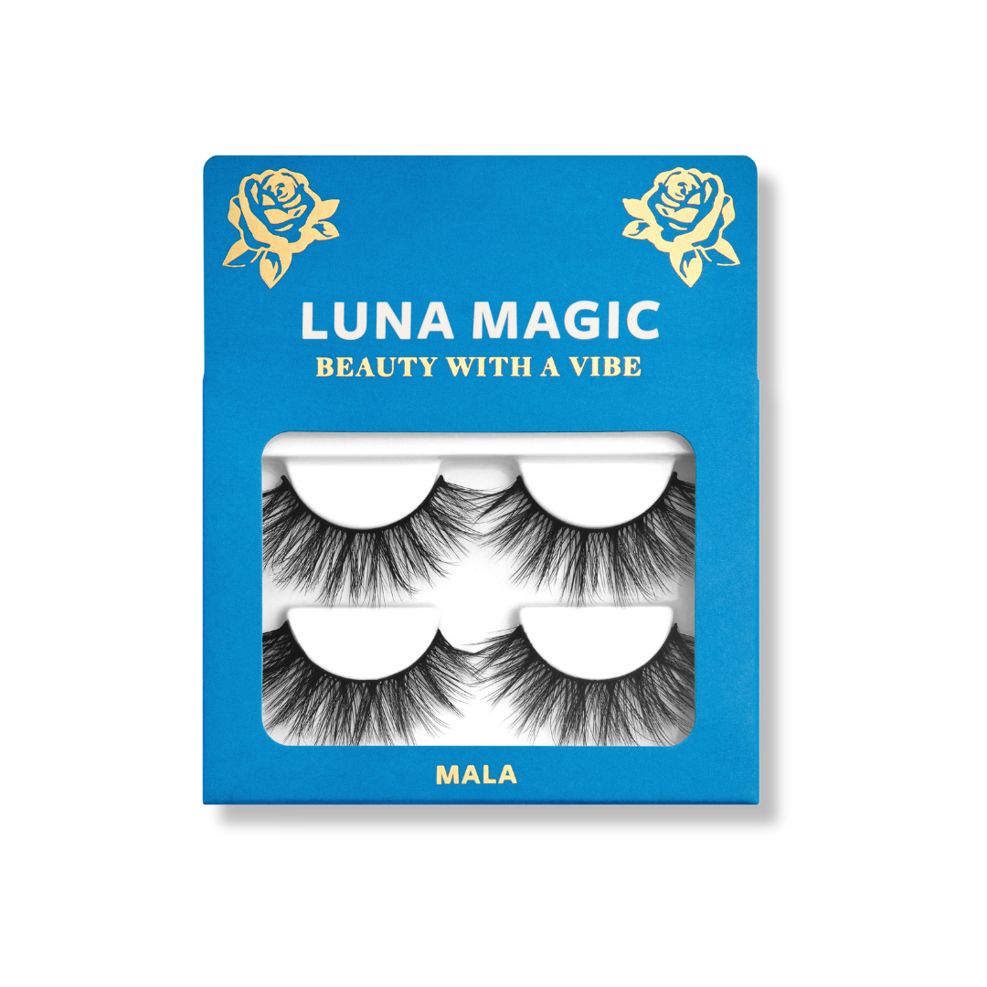 Mala, 100% Faux Mink Lashes, 2 Pairs